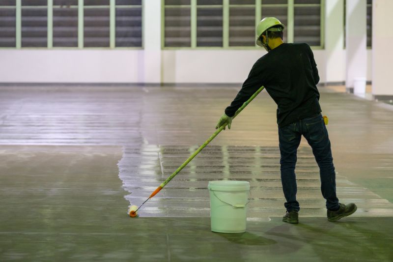 Epoxy Floor Coating Application