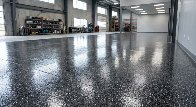 Commercial Epoxy Floor Service project example